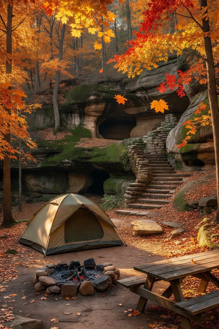 Camping in Ohio in November 2026 | TrailMapz