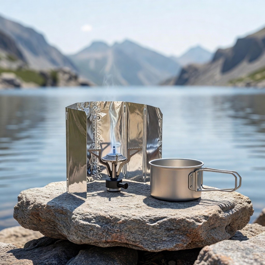 MSR Heat Reflector and Windscreen for Liquid Fuel Camping Stoves
