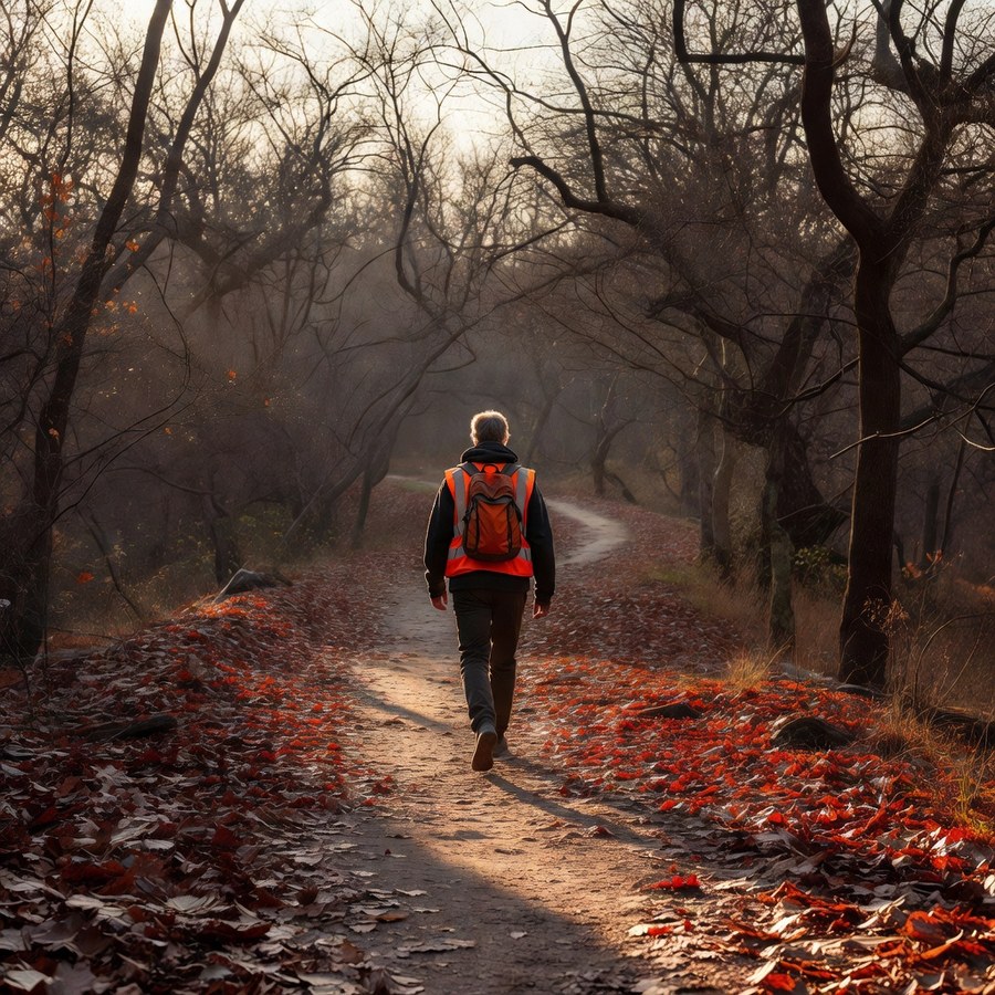 Browning Safety Vest, X-Large — Blaze Orange High-Visibility Vest for Public-Land Hiking in Hunting Season