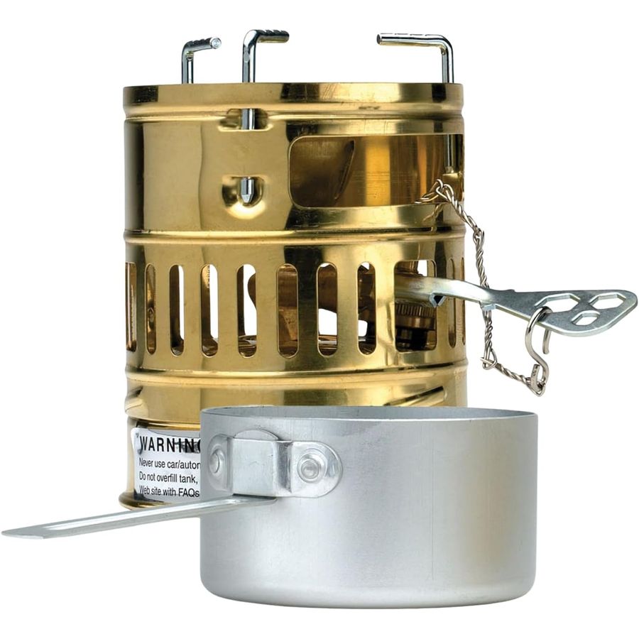Optimus Svea Brass White Gas Backpacking Stove