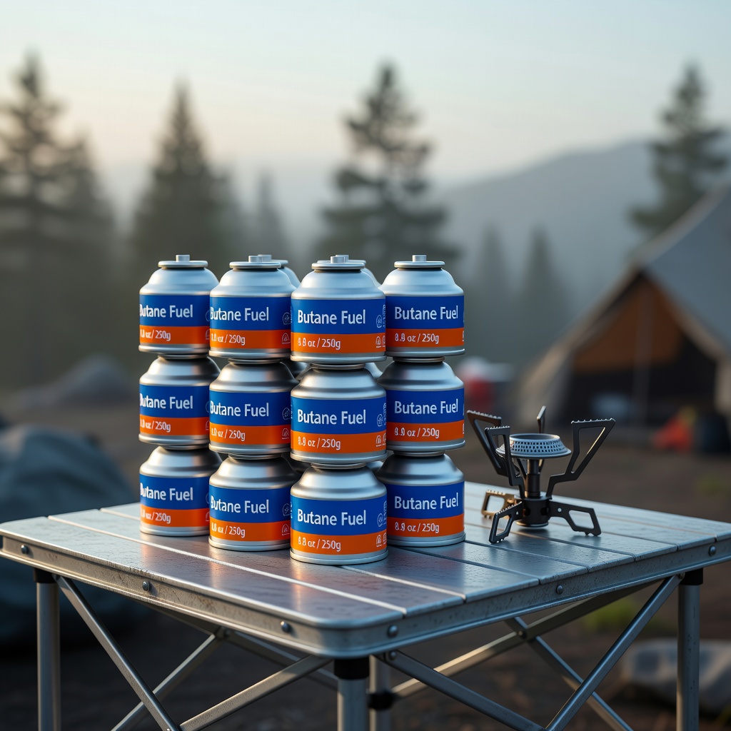 GasOne 12-Pack Butane Fuel Canisters for Portable Camping Stoves