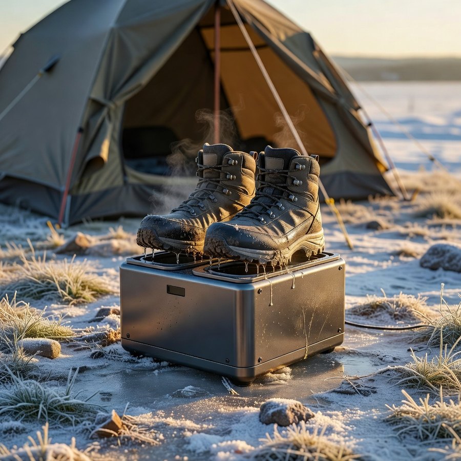 PEET Original Portable Propane 2-Shoe Boot Dryer for Camp & Off-Grid Use