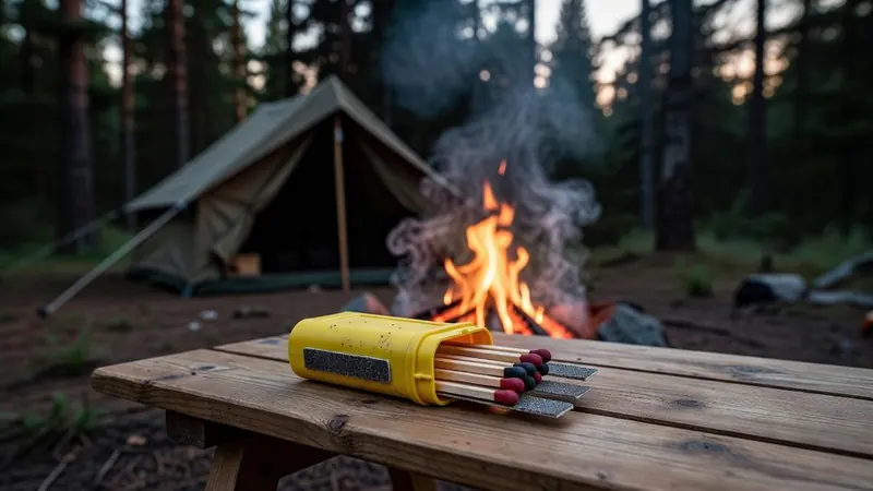 UCO Stormproof Match Kit with Waterproof Floating Case — 25 Windproof Matches + 3 — Campers and emergency-kit builders who want