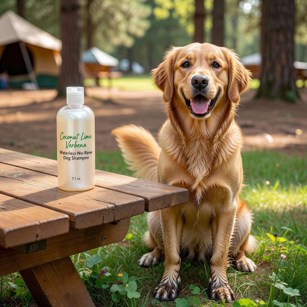 Wahl Waterless No Rinse Shampoo for Animals, Coconut Lime Verbena, 7.1 oz | Quick Clean-Ups For DogsβNo Bath Needed, Oatmeal Formula Cleans, Condition