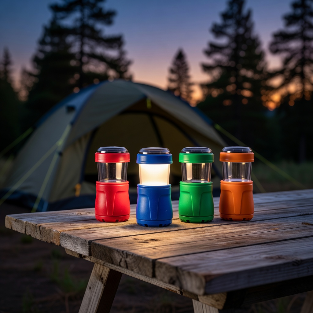 MalloMe Camping Lantern Multicolor 4 Pack