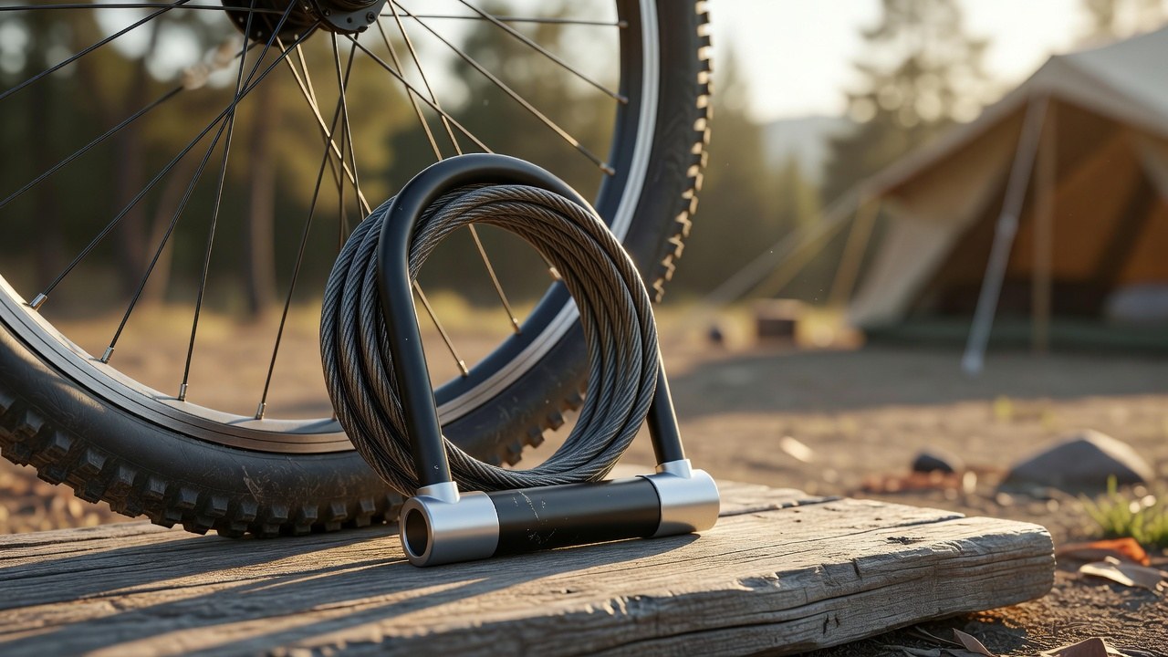Kryptonite Kryptolok Standard Bike U-Lock with 4-Foot Flex Cable