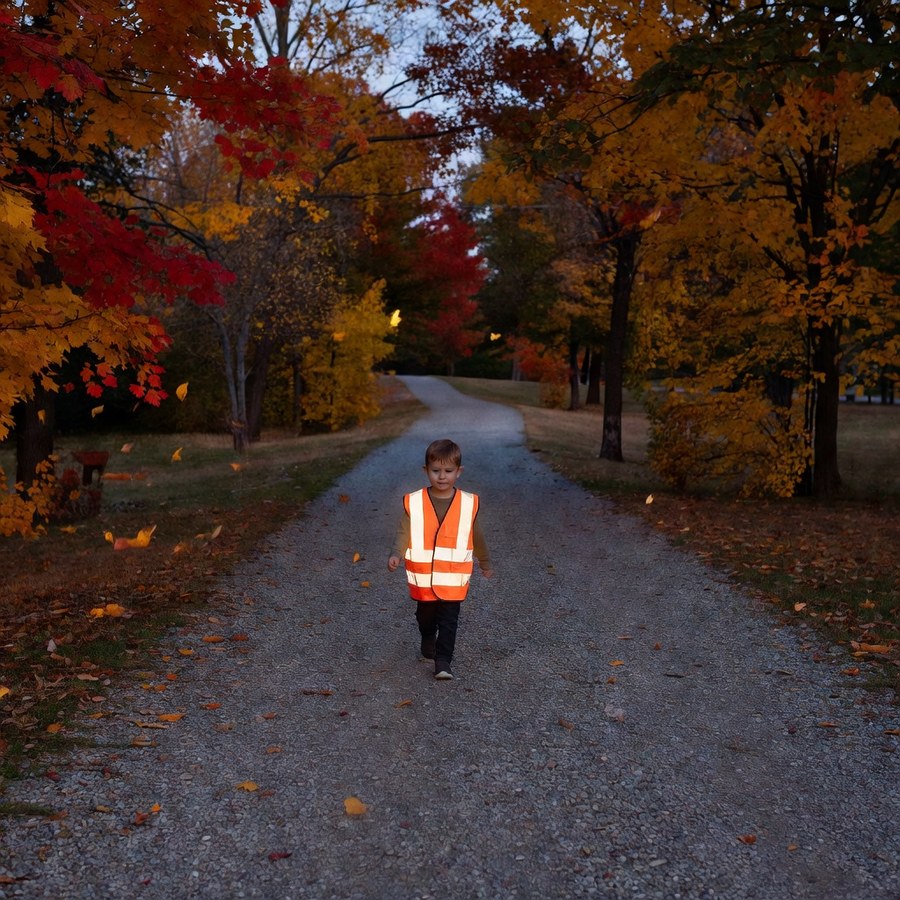 Salzmann Children's High Visibility Vest — Kids' Safety Vest, Sizes from Toddler Through Teen