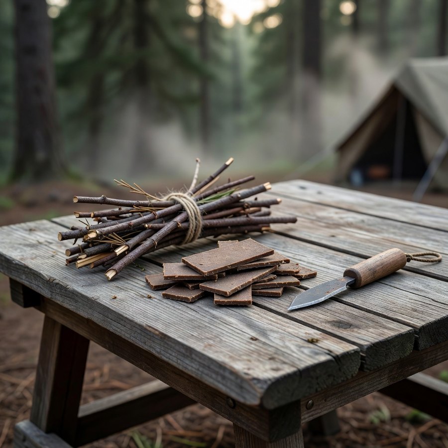 UCO Sweetfire Biofuel Fire Starters — 24 Tinder Tabs That Light From a Match, Lighter or Firesteel