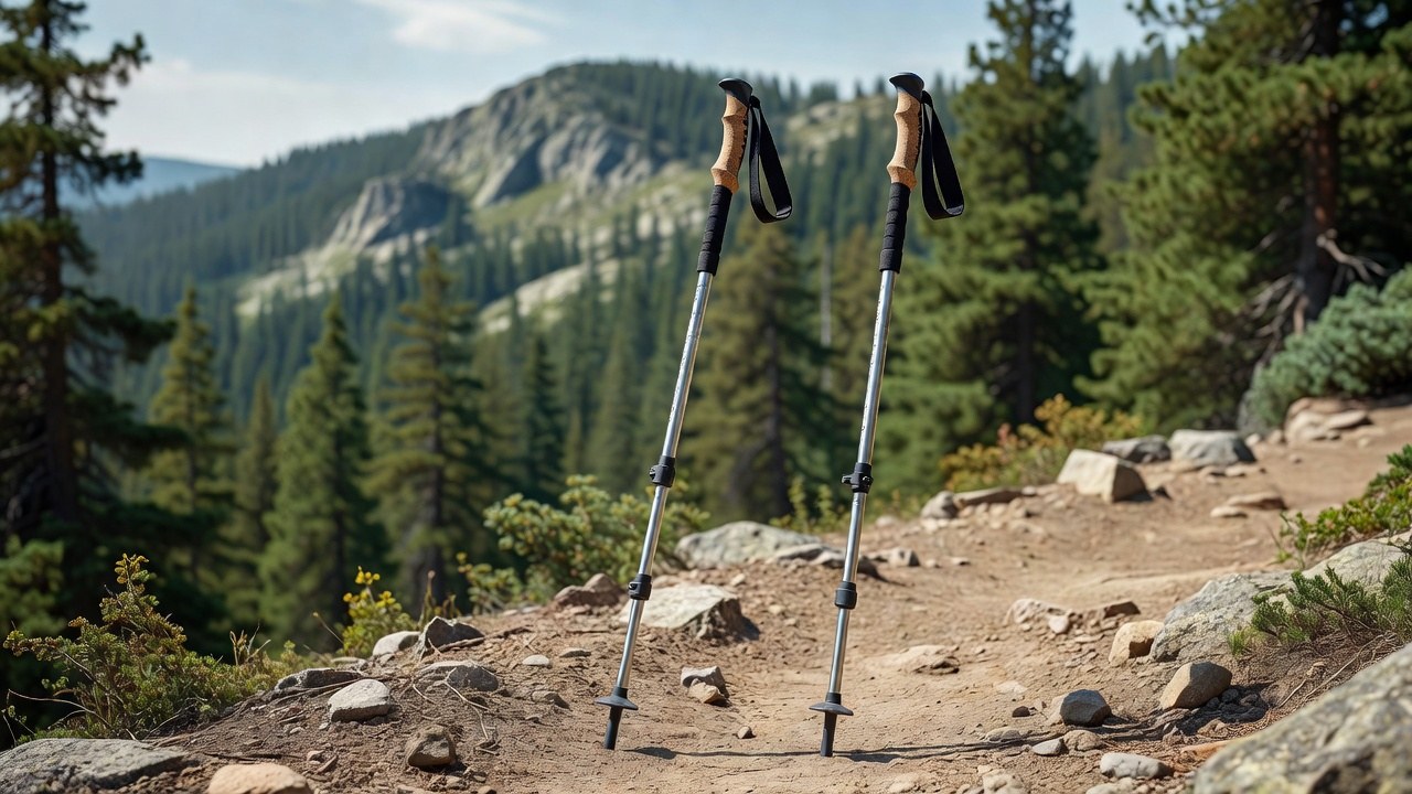 TrailBuddy Trekking Poles — Lightweight 7075 Aluminum Hiking Poles (Pair)