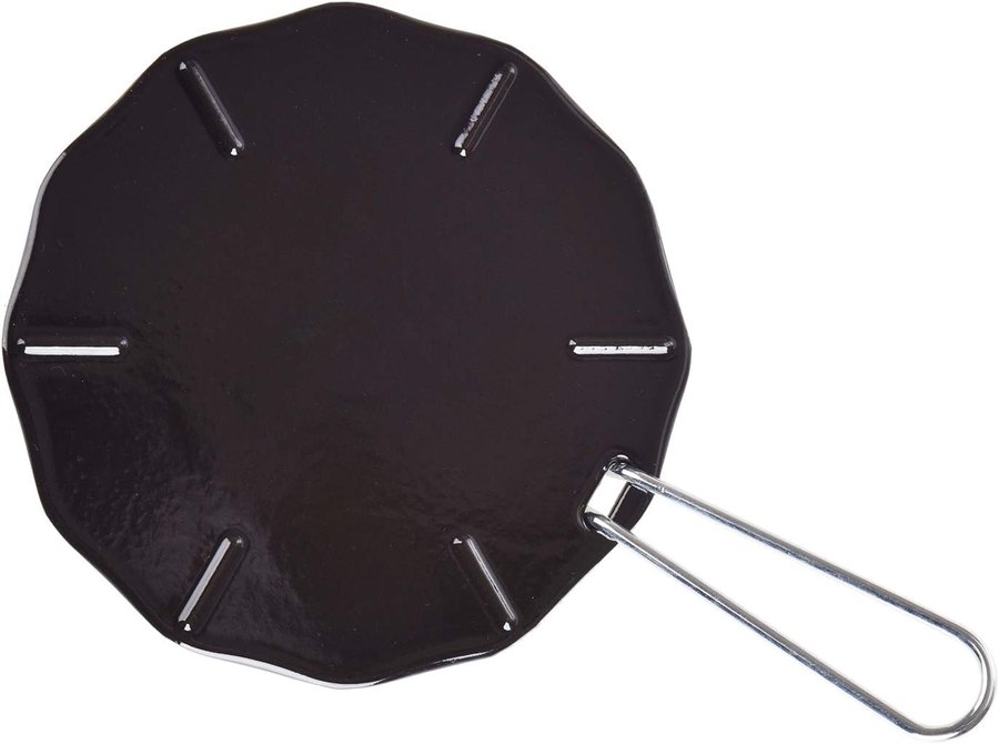 Rissetree 6.75 Inch Cast Iron Heat Diffuser Plate - Simmer Ring, Heat Tamer and Flame Reducer for Gas and Electric Stoves