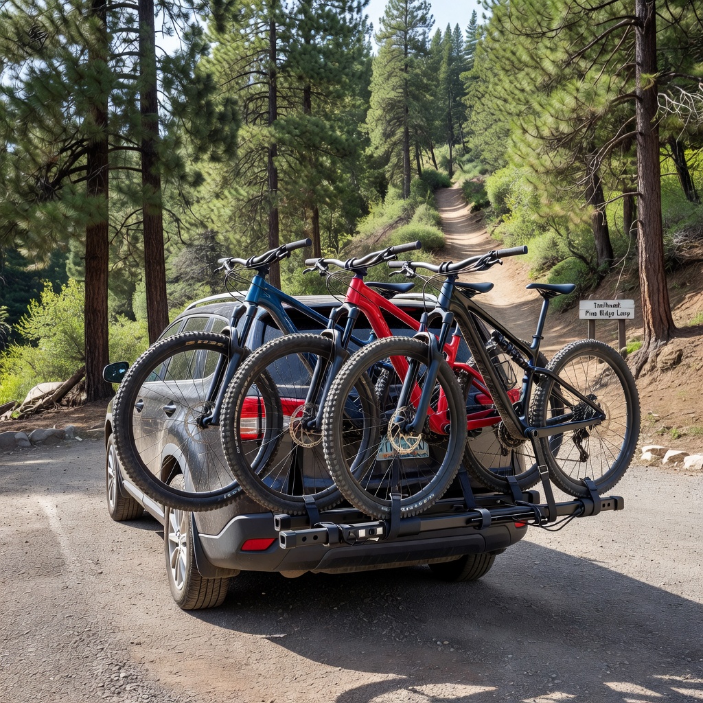 Saris Bones EX 3-Bike Trunk Rack — Universal Fit, Rust-Free, Made in USA