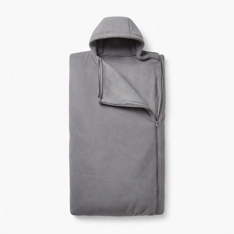 Redcamp fleece sleeping bag liner with hood, the cheapest warmth upgrade in camping