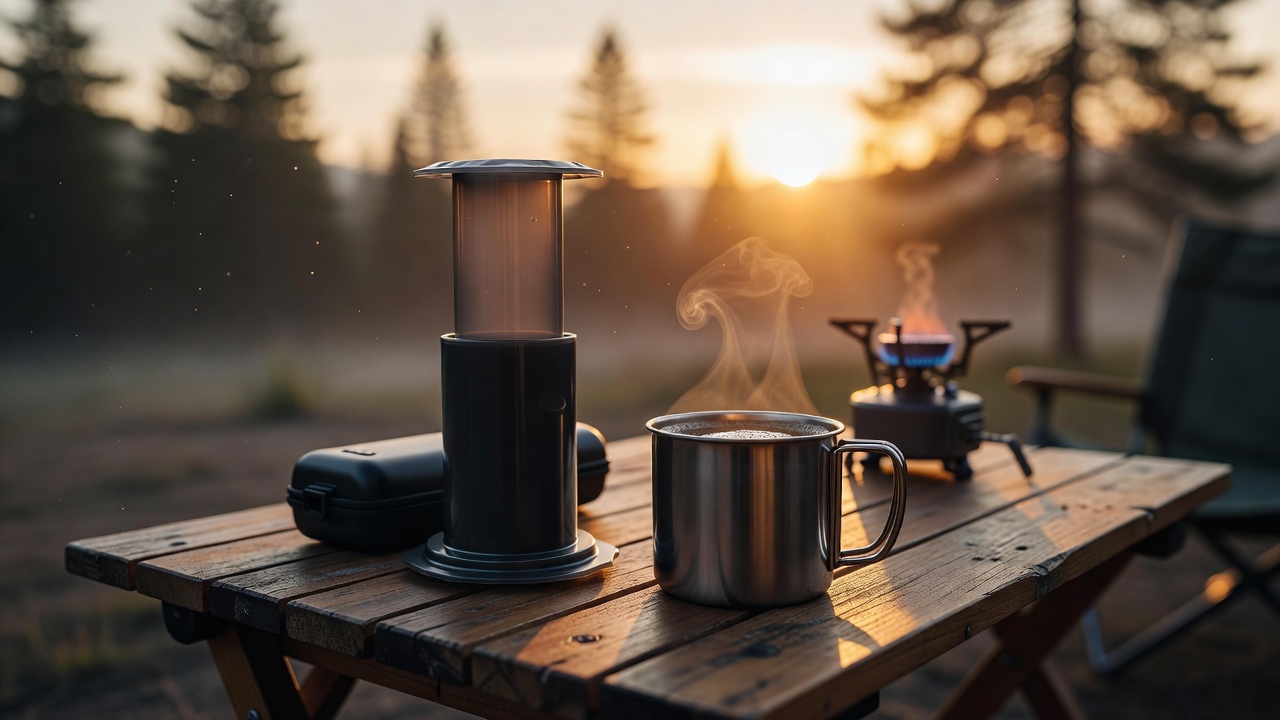 AeroPress Go Portable Travel Coffee Press — 3-in-1 French Press, Pour-Over & Espresso Style Manual Brewer