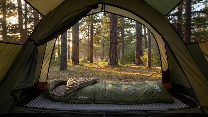 Coleman Oak Point Big & Tall 30°F Sleeping Bag — Taller and broader car campers who want a roomy