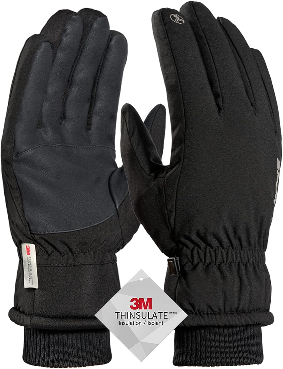 TRENDOUX Winter Gloves for Men — 3M Thinsulate Touchscreen Gloves