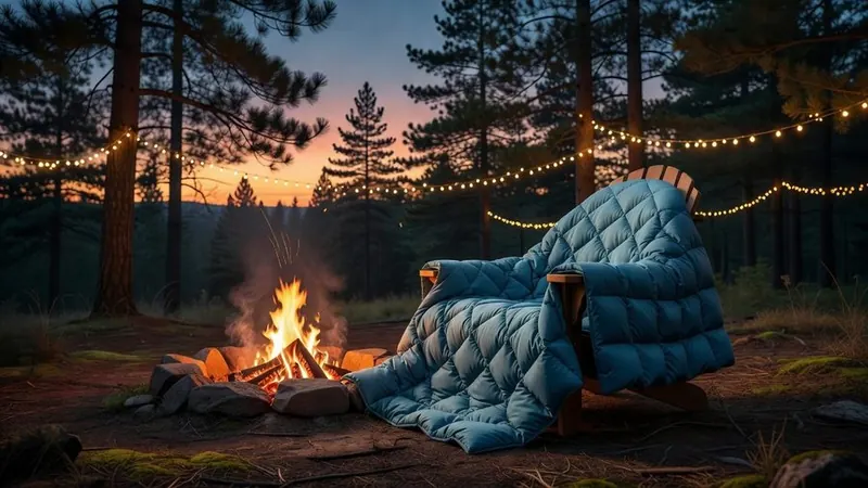 Rumpl Original Puffy Blanket โ Warm, Water-Resistant Camping Blanket with 100% Recycled Synthetic Insulation (52" x 75")