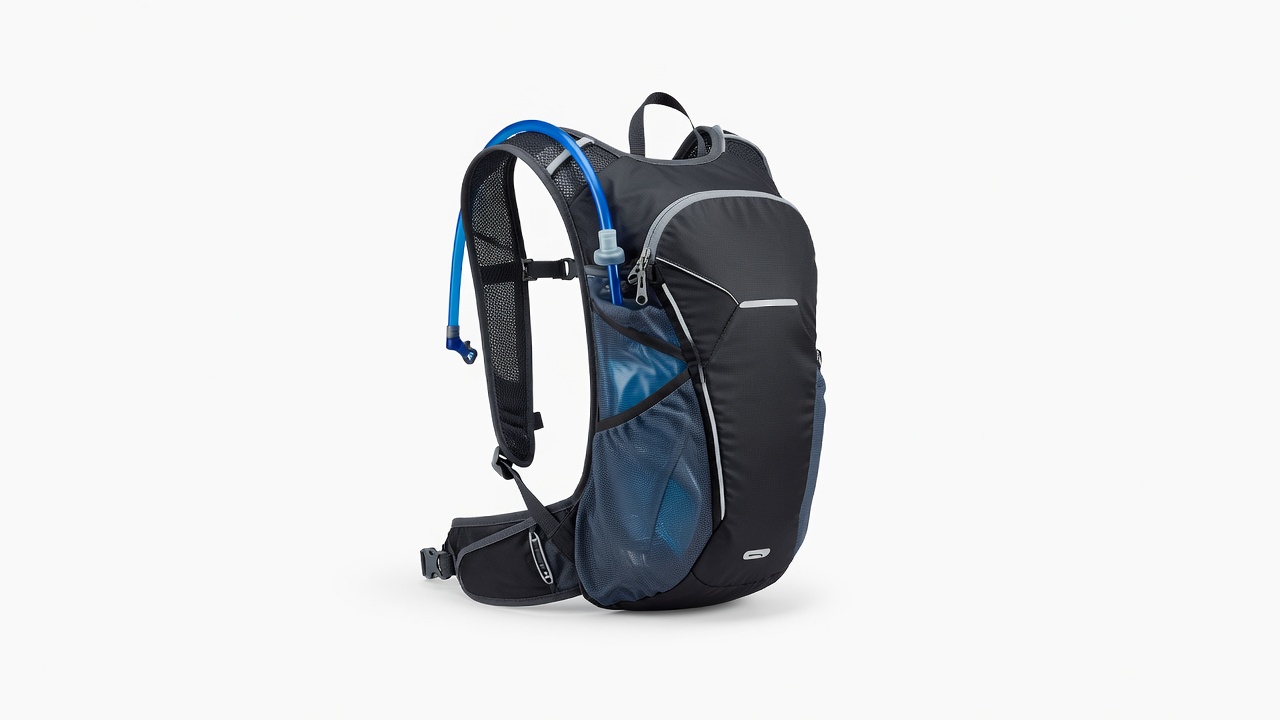 Lightweight Hydration Backpack, Running Backpack with 2L Water Bladder, Hydro Water Daypack for Cycling Hiking Rave for Men Women