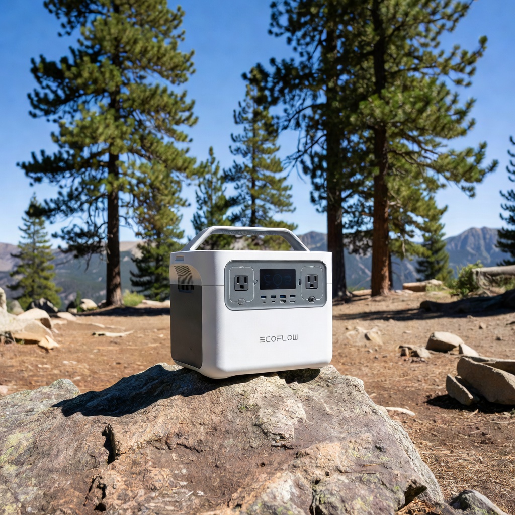 EF ECOFLOW RIVER 2 Portable Power Station, 256Wh LiFePO4 300W Solar Generator