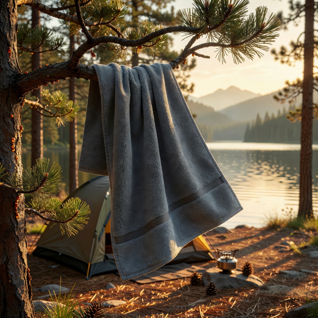 PackTowl Luxe Lightweight Microfiber Camping and Travel Towel — Quick-Dry, Ultra-Compact