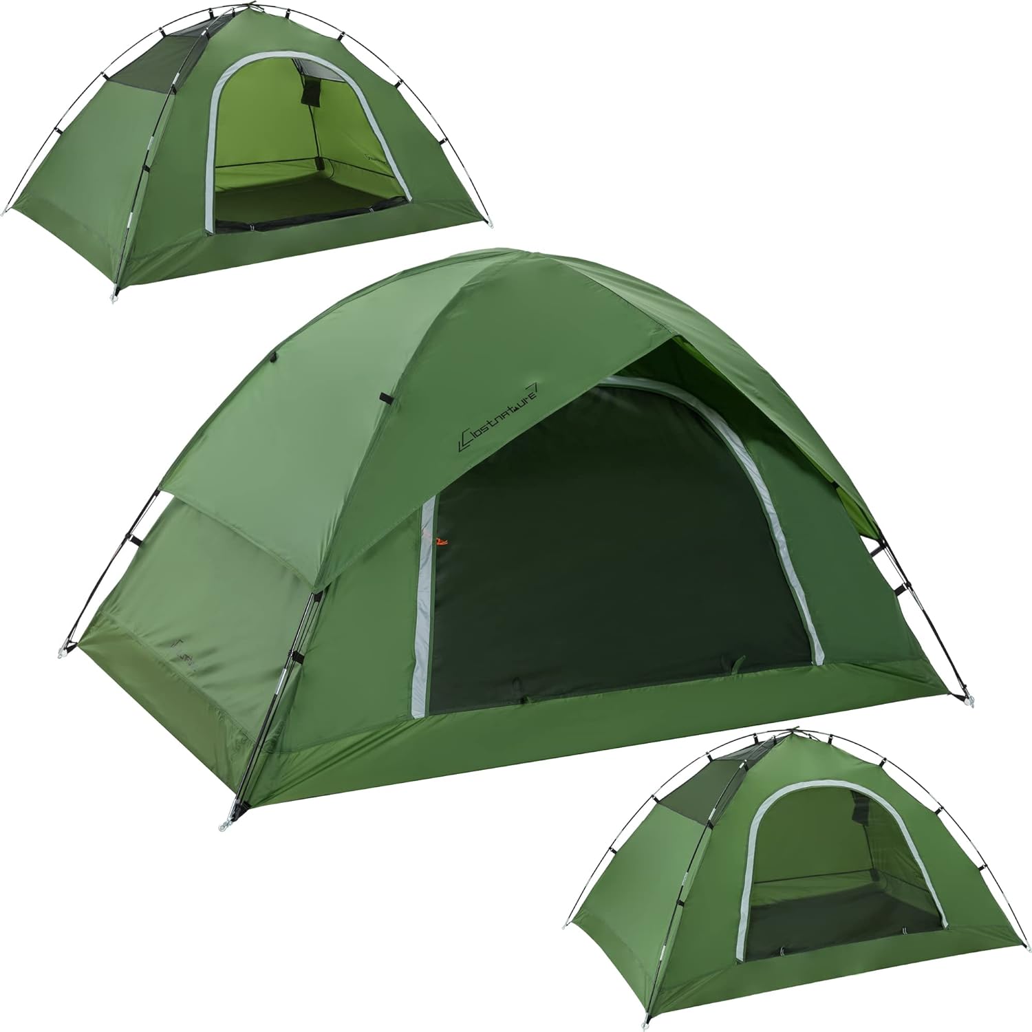 Camping Tent for 2 Person, 4 Person, 6 Person - Waterproof Two Person Tents for Camping, Small Easy Up Tent for Family, Outdoor, Kids, Scouts