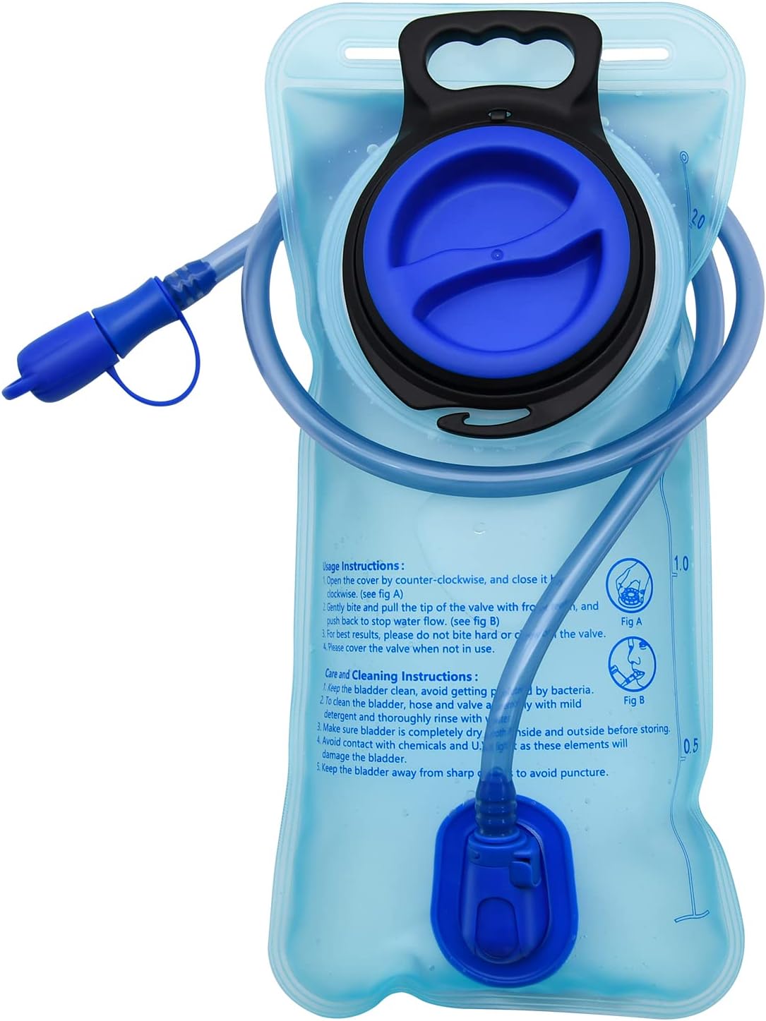 Mdvora Hydration Bladder — 1.5L/2L/2.5L/3L, Large Opening Water Storage