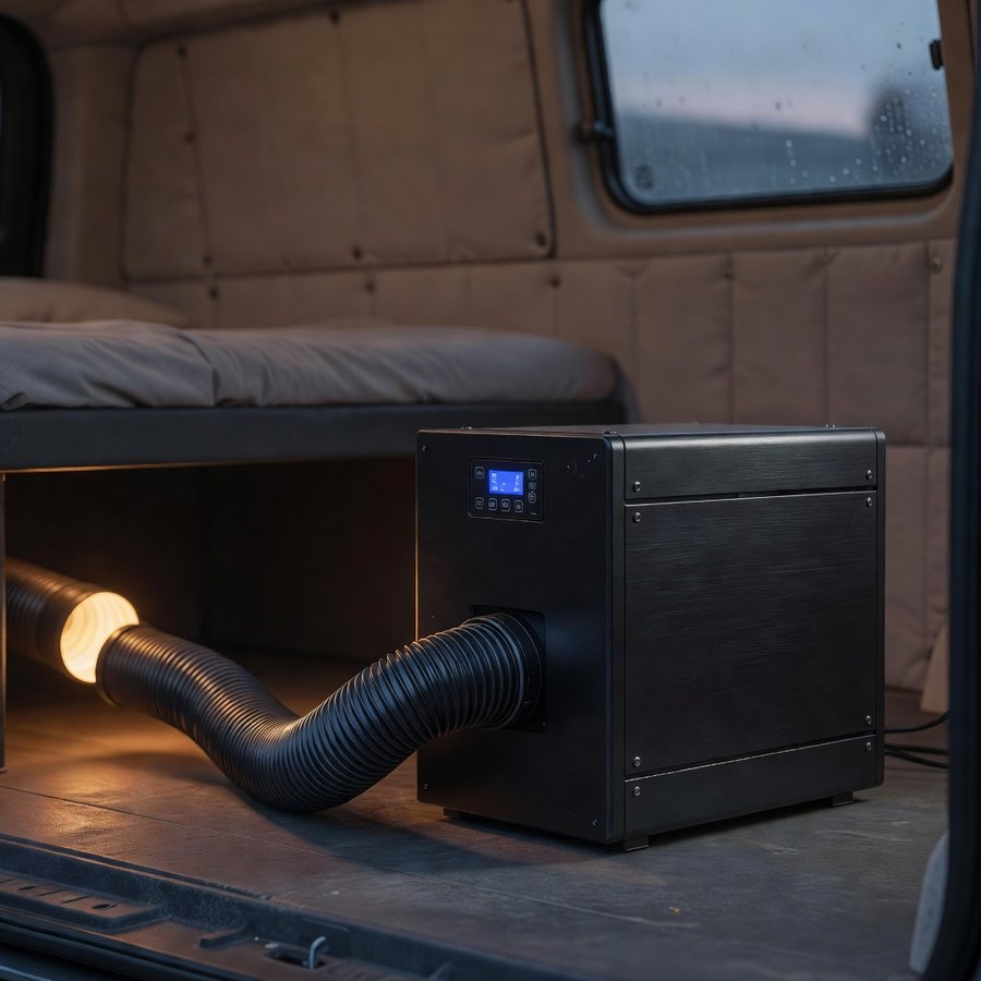 VEVOR 8KW Diesel Heater with Bluetooth App Control — 12V Diesel Parking Air Heater for Vans, RVs and Hot Tents