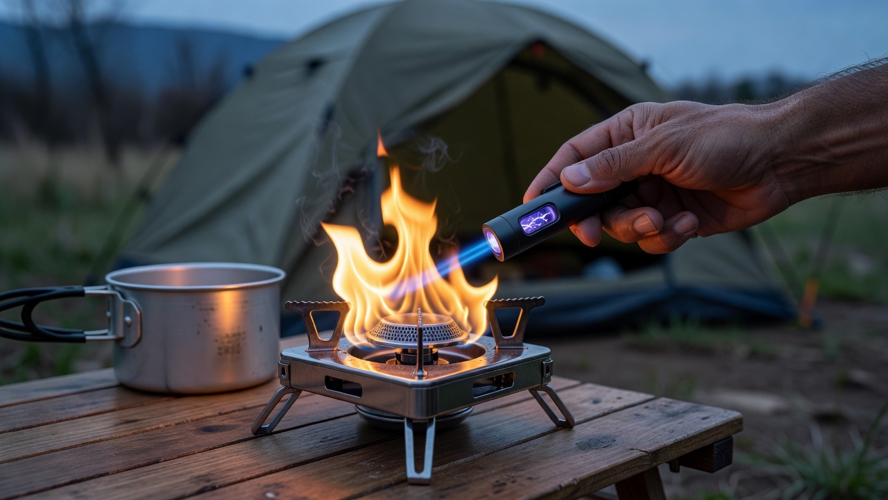 2 PCS Candle Lighter,Windproof Flameless Rechargeable Electric Lighter | LED Power Display,Safety Switch,Upgraded Plasma,USB charging,for Birthday Cam