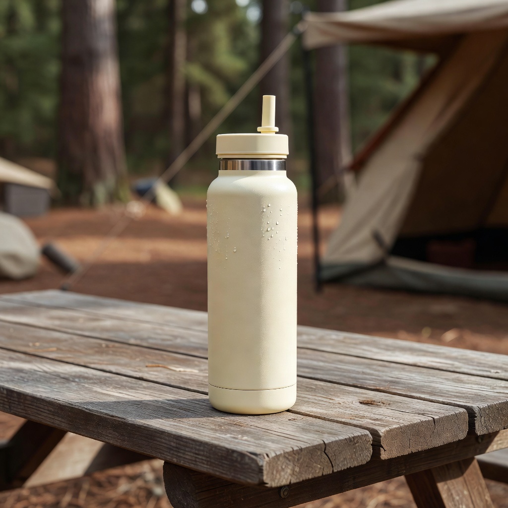 Hydro Flask 32 oz Wide Mouth Insulated Water Bottle with Straw Lid