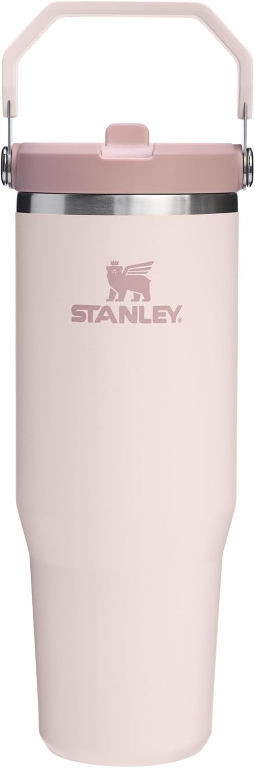 STANLEY IceFlow 2.0 Flip Straw Tumbler with Handle 30 oz | Twist On Lid and Flip Up Straw | Leak Resistant Water Bottle | Insulated Stainless Steel |