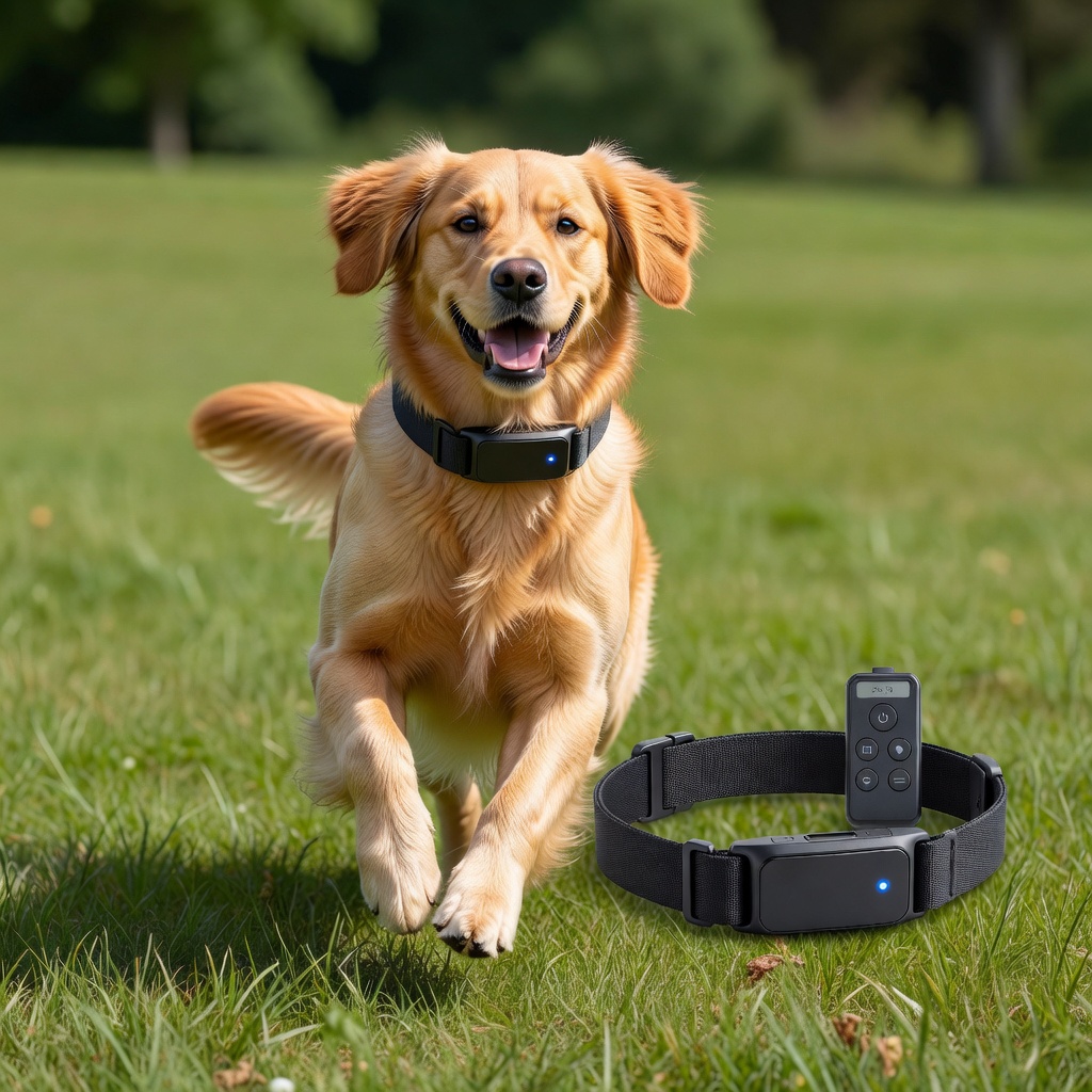 Smart Dog Training Collar with Remote – 4500FT Range Rechargeable E Collar with Voice Command, Beep, Vibration, Static & LED Light, Waterproof Shock C