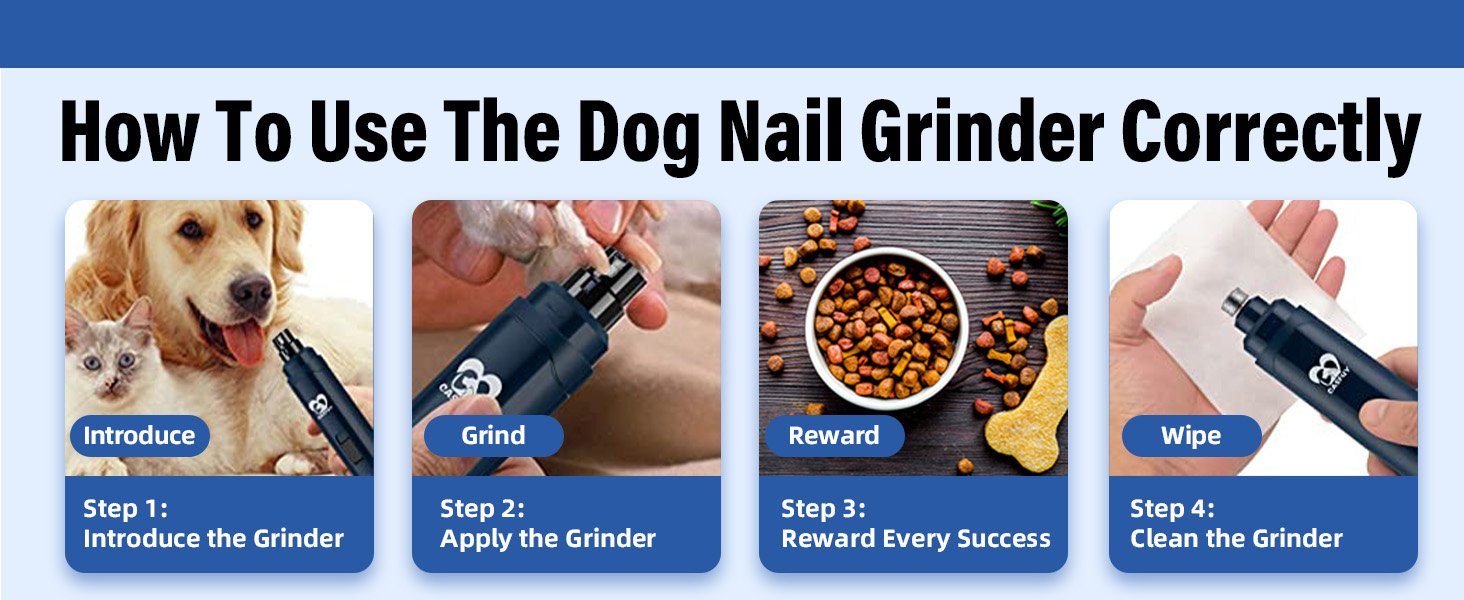 How to use the Casfuy Dog Nail Grinder