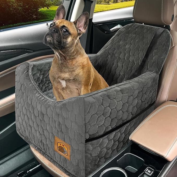 PETSFIT Dog Car Booster Seat for Small/Medium Dogs