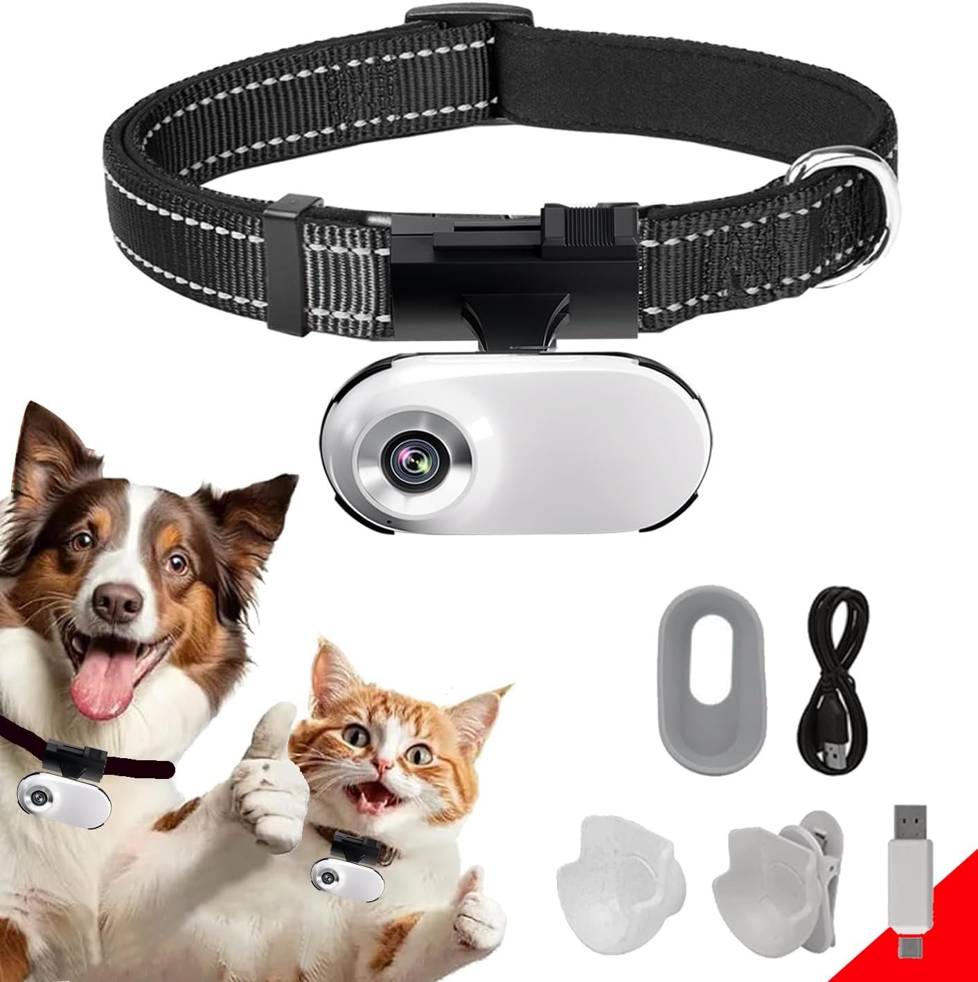 HD 1080P Pet Collar Camera - main product