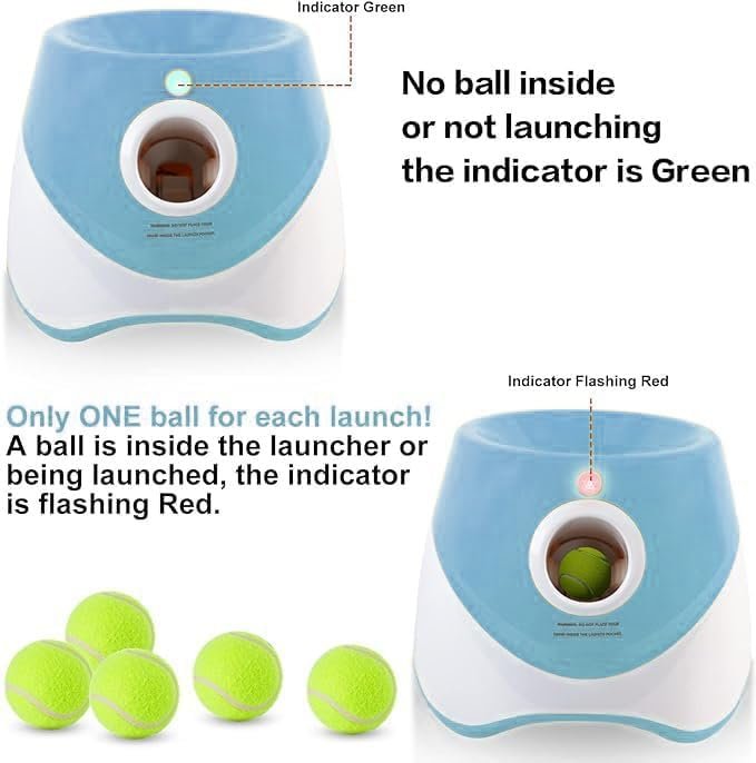 MEKAPLE ball launcher safety indicator guide