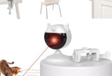 I Clipped a Laser Robot to My Chair and My Cat Won't Let Me Sit Down — Potaroma Smart Cat Laser Toy Review-TrailMapz