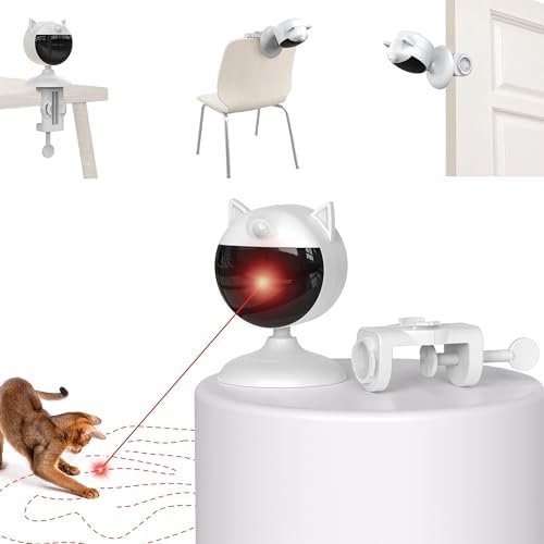 Potaroma cat laser toy clipped on furniture